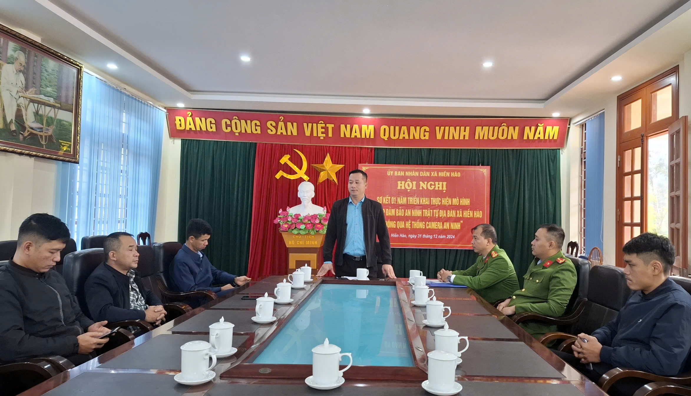 Xã Hiền Hào (Cát Hải): Sơ kết mô hình “Phối hợp bảo đảm an ninh trật tự địa bàn xã Hiền Hào thông qua hệ thống Camera an ninh”